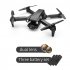 Gt2 Mini Drone 4k Dual Camera 2 4g Drone Fpv Air Pressure Fixed Height RC Foldable Quadcopter Toys Black 3 Batteries