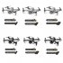 Gt2 Mini Drone 4k Dual Camera 2 4g Drone Fpv Air Pressure Fixed Height RC Foldable Quadcopter Toys Black 3 Batteries