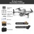 Gt2 Mini Drone 4k Dual Camera 2 4g Drone Fpv Air Pressure Fixed Height RC Foldable Quadcopter Toys Black 3 Batteries