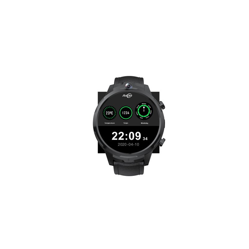 Gt2 Smart Watch 1.6 Inch 3+32gb Hd Screen Face Recognition Ip67 Waterproof Smartwatch black
