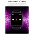 Gt20 Smart Watch 1 69 Inch Full Touch Bluetooth Call Music Watch Health Monitoring Bracelet Pink Silicone Strap