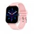 Gt20 Smart Watch 1 69 Inch Full Touch Bluetooth Call Music Watch Health Monitoring Bracelet Pink Silicone Strap