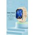 Gt20 Smart Watch 1 69 Inch Full Touch Bluetooth Call Music Watch Health Monitoring Bracelet Golden Steel Strap