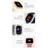 Gt20 Smart Watch 1 69 Inch Full Touch Bluetooth Call Music Watch Health Monitoring Bracelet Silver Steel Strap
