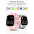 Gt20 Smart Watch 1 69 Inch Full Touch Bluetooth Call Music Watch Health Monitoring Bracelet Pink Steel Strap