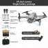 Gt2pro Folding Drone Hd 4k Dual Camera Aerial Photography Quadcopter Remote Control Aircraft Gray