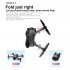 Gt2pro Folding Drone Hd 4k Dual Camera Aerial Photography Quadcopter Long Endurance RC Aircraft Gray 2 Batteries