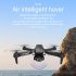 Gt2pro Folding Drone Hd 4k Dual Camera Aerial Photography Quadcopter Long Endurance RC Aircraft Gray 2 Batteries