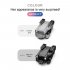 Gt2pro Folding Drone Hd 4k Dual Camera Aerial Photography Quadcopter Long Endurance RC Aircraft Black 2 Batteries