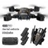 Gt3 Mini Drone 4k HD Dual Camera Optical Flow Position Aerial Photography Fpv RC Foldable Quadcopter White 2 Batteries
