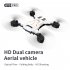 Gt3 Mini Drone 4k HD Dual Camera Optical Flow Position Aerial Photography Fpv RC Foldable Quadcopter Black 3 Batteries