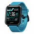 Gts Smart Watch Silicone Dual band Bluetooth Call Heart Rate Blood Pressure Blood Oxygen Monitoring Smart Bracelet blue