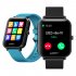 Gts Smart Watch Silicone Dual band Bluetooth Call Heart Rate Blood Pressure Blood Oxygen Monitoring Smart Bracelet black