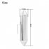 Guiro Instrument Professional Metal Guiro Instrument With Scrapers Band Accompaniment Sand Hammer For Musical Training silver