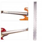 Guitar Accessories Gap Ruler Nut Curl Measurement Guitar Repair Tool Guitar Neck Measuring Ruler Silver