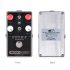 Guitar Effector Manual Metal Distortion Effect Pedal with LED Black silver