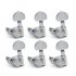 Guitar Parts Machine Heads Knobs Guitar String Tuning Pegs Machine Head Tuners for Electric or Acoustic Guitar  Left 3 right 3