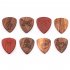 Guitar Picks Plectrum Solid Wood Fingerpicks Musical Instrument Accessories Love note