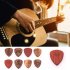 Guitar Picks Plectrum Solid Wood Fingerpicks Musical Instrument Accessories guitar Head