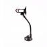 Guitar Smartphone Holder Mount Clip Suction Cup Adjustable Phone Stand for Acoustic Electric Guitar Bass String Musical Instrument Accessory black
