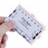 Guitar String Action Pitch Ruler Portable DIY Measuring Tool for Classic Acoustic Electric Guitars Bass white