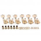 Guitar knob Gold Color with Lock 6R Ferrule Threaded Bush Screws Set for Musical Instrument Accessories (Box Packing) Gold