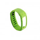 Guzila 1PCS Small Green Color with White Dots Spots Replacement WristBand for Garmin Vivofit(No tracker, Replacement Bands Only)