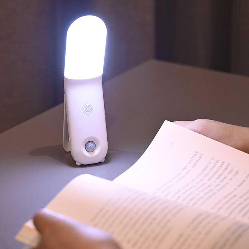LED Intelligent Sensor Night Light Motion Sensor Light With Romote Control For Indoor Bedroom Corridor Cabinet Lighting 