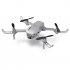 H1 Mini Remote Control Drone Arms Foldable Portable 2 4GHz RC Quadcopter White 4k