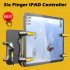 H11 6 Finger Mobie Controller For Pubg Gamepad Tablet Trigger Handle Portable Game Grip Handles black 1 pair