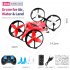 H113 RC Drone Helicopter Remote Control Vehicle Stunt Toys 360 degree Flipping Air Water Waterproof Cars Toys For Boys Blue  English 