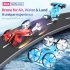 H113 RC Drone Helicopter Remote Control Vehicle Stunt Toys 360 degree Flipping Air Water Waterproof Cars Toys For Boys Red  English 