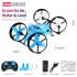 H113 RC Drone Helicopter Remote Control Vehicle Stunt Toys 360 degree Flipping Air Water Waterproof Cars Toys For Boys Red  English 