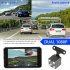 H17 4 inch Touch screen Car Dash Cam Super Night Vision Full HD 1080P Dual Lens Recording Driving Recorder Black