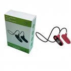 H18 Bone  Conduction  Earphones Wireless Bluetooth-compatible Digital Display Waterproof Sports Headphones For Fitness Running H18 Geely Red