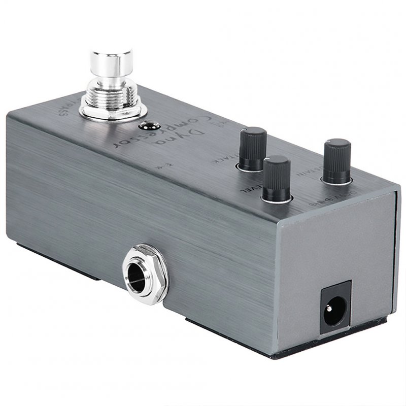 Dyna Compressor Overdrive Pedal Overdrive Volume Tone Knob Effect Pedals With Steel Metal Shell Electric Guitar Effects 