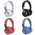 H2 Wireless Over Ear Headphones Low Latency Soft Ear Cups Brilliant Glow 24H Playtime Stereo Sound Headset For Smart Phone Computer Laptop black