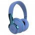 H2 Wireless Over Ear Headphones Low Latency Soft Ear Cups Brilliant Glow 24H Playtime Stereo Sound Headset For Smart Phone Computer Laptop black