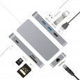 Portable 7 in 1 USB-c Hub