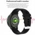 H30 Intelligent Watch Ip68 Waterproof Full Touch screen Diy Dial Fitness Outdoor Sports Wristwatch Compatible For Android Ios Black Shell Black Belt