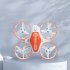 H36 Mini RC Drone Headless Mode 360 Degree Flip Remote Control Quadcopter Toys Orange