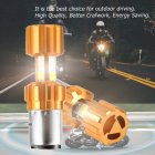 H4 Motorcycle Bike Headlight Lamp Bulb IP65 1200LM 3 Side Lighting Bulb 2 claws