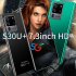 H40 S30U  7 3 Inch Large Screen Smartphone 2gb 16gb Facial Recognition Smart Phone Black  EU Plug 