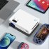 H5 Projector Video Projector Outdoor Movies 720P Home 4K Video Smart Projectors Wireless WiFi Home Theater System Projector For Smart Phones Laptop Tablet white