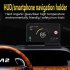 H6 6 inch Screen Car  Hud  Head up  Display Projector Universal Phone Navigation Gps Mount black
