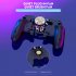 H6 Universal Mobile Game  Controller  Joystick Accessories Mobile Game Button Grip Set With Cooling Fan For Cell Phone Chicken eating Gamepad black