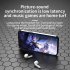 H69 Wireless Earbuds Headphones With Built in Microphone Charging Case Earphones For Sports Laptop TV Computer Phone Gaming black
