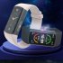 H8 Smart Watch For Women Men Make Answer Call ECG Heart Rate Blood Oxygen Monitor 1 47    Full Touch Screen Activity Tracker black
