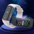 H8 Smart Watch For Women Men Make Answer Call ECG Heart Rate Blood Oxygen Monitor 1 47    Full Touch Screen Activity Tracker black