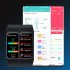 H8 Smart Watch For Women Men Make Answer Call ECG Heart Rate Blood Oxygen Monitor 1 47    Full Touch Screen Activity Tracker black